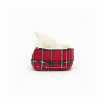 Jellycat Napping Nipper Westie Dog UK | 85071UWJE